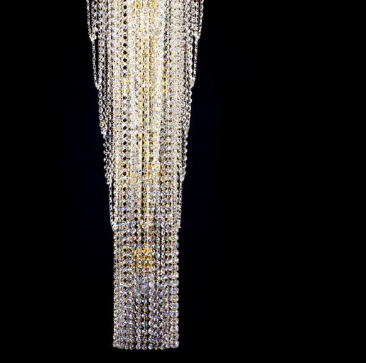 Большой хрустальный светильник Artglass серия MELANIE dia. 550x1500